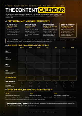 The Content Calendar